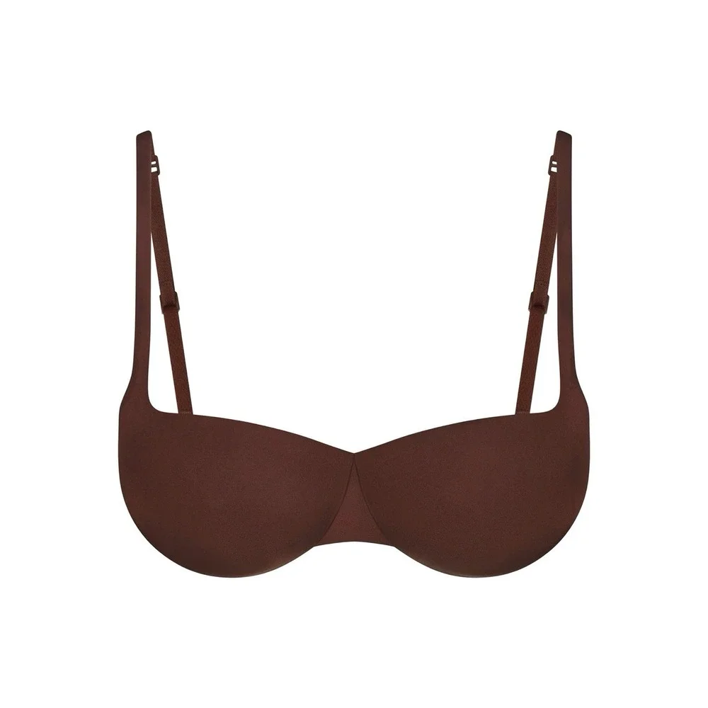 Skims Ultimate Push Up Balconette Bra - Cocoa - NWT - 34DD